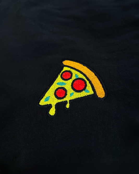 Bavlněné tričko s výšivkou Pizza