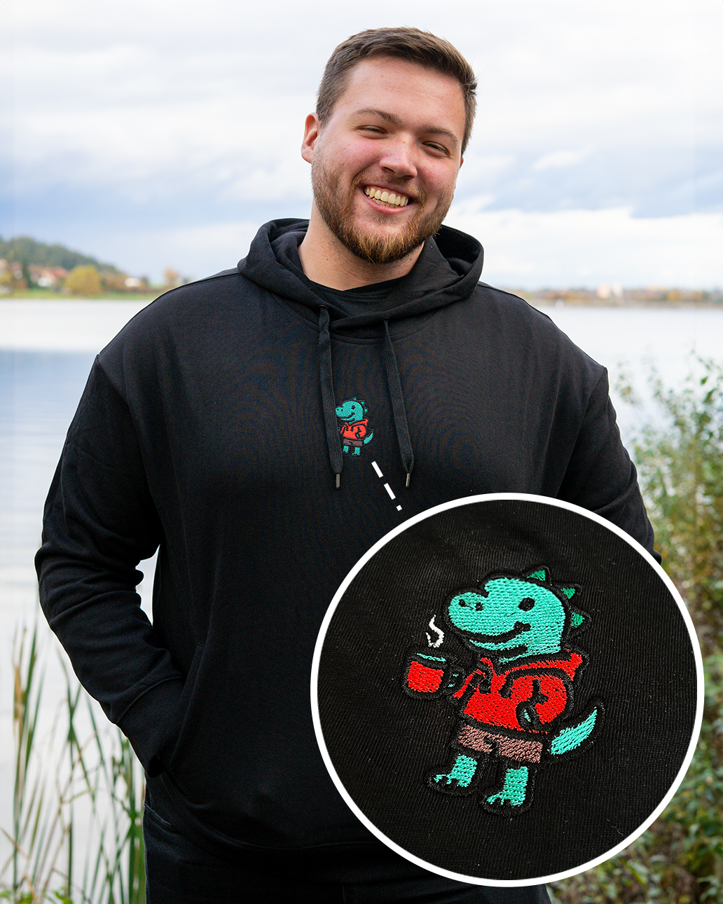 Bavlněná mikina s výšivkou Tea-Rex