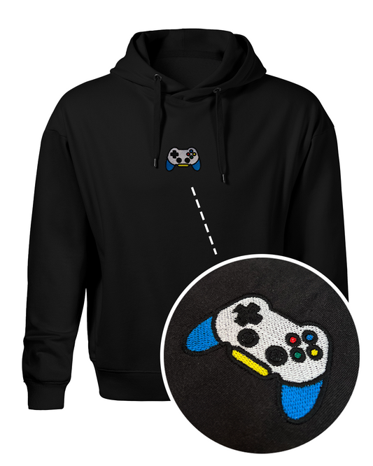 Bavlněná mikina s výšivkou Gamepad