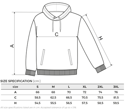 Bavlněná mikina s výšivkou Sushi Master